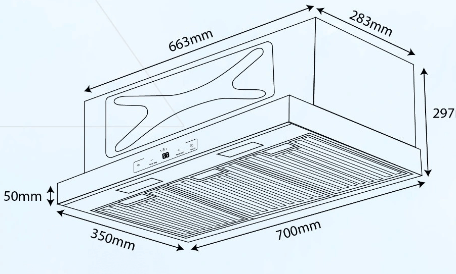 MÁY HÚT MÙI KOCHER TURBO X-350D