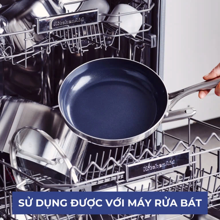 CHẢO CHỐNG DÍNH PHỦ TINH THỂ KIM CƯƠNG CAO CẤP BLUE DIAMOND 