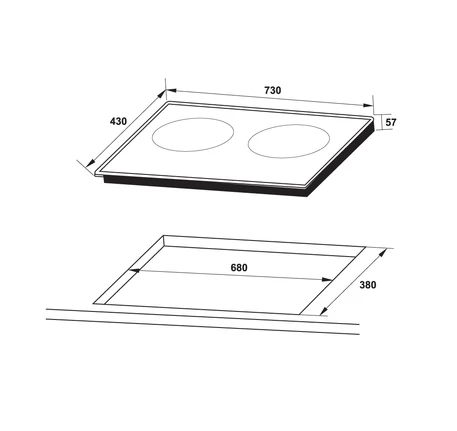 Bếp từ 2 vùng nấu Hafele HC-I3732A 536.61.736