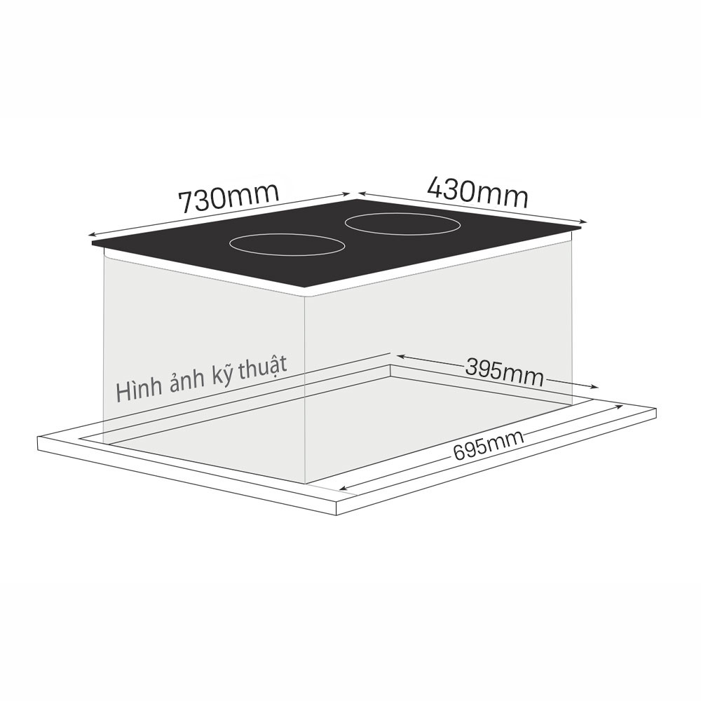 Bếp từ đôi Blueger B268TL