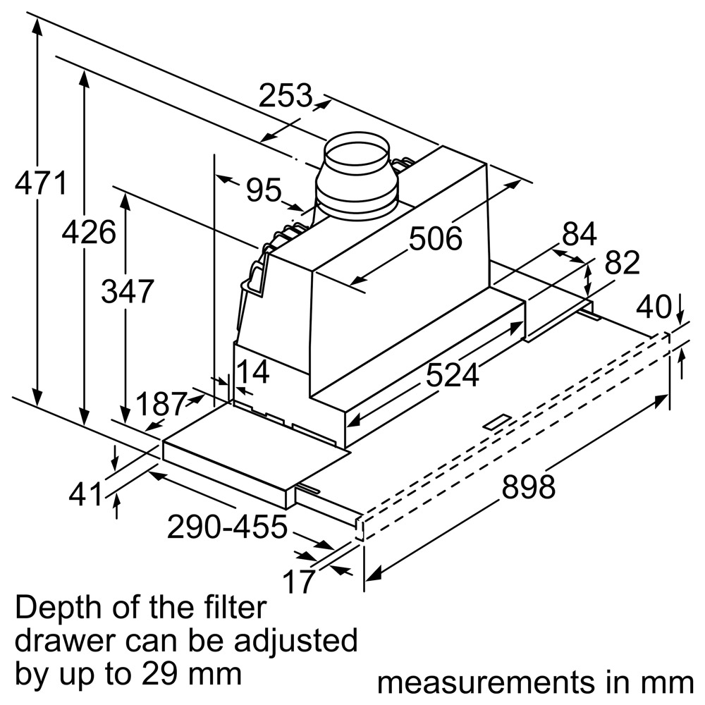 MÁY HÚT MÙI BOSCH DFS097A51B