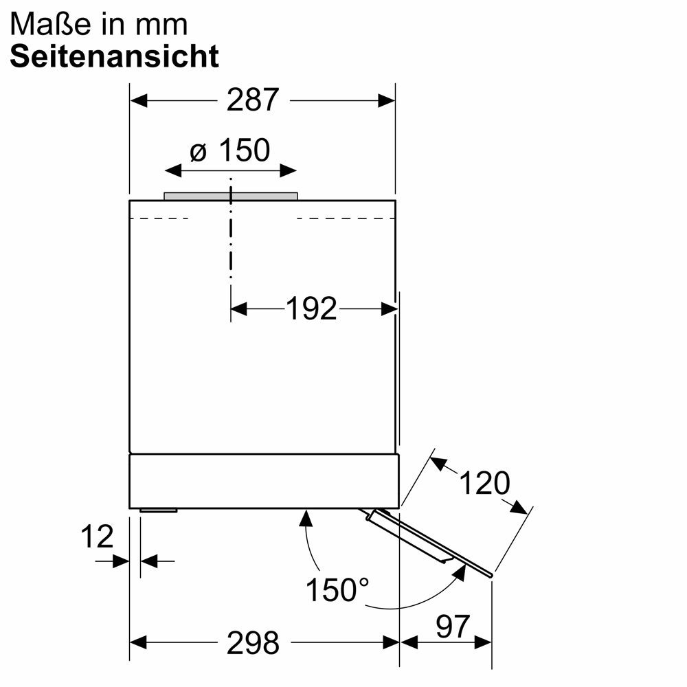 MÁY HÚT MÙI BOSCH DBB97DP60