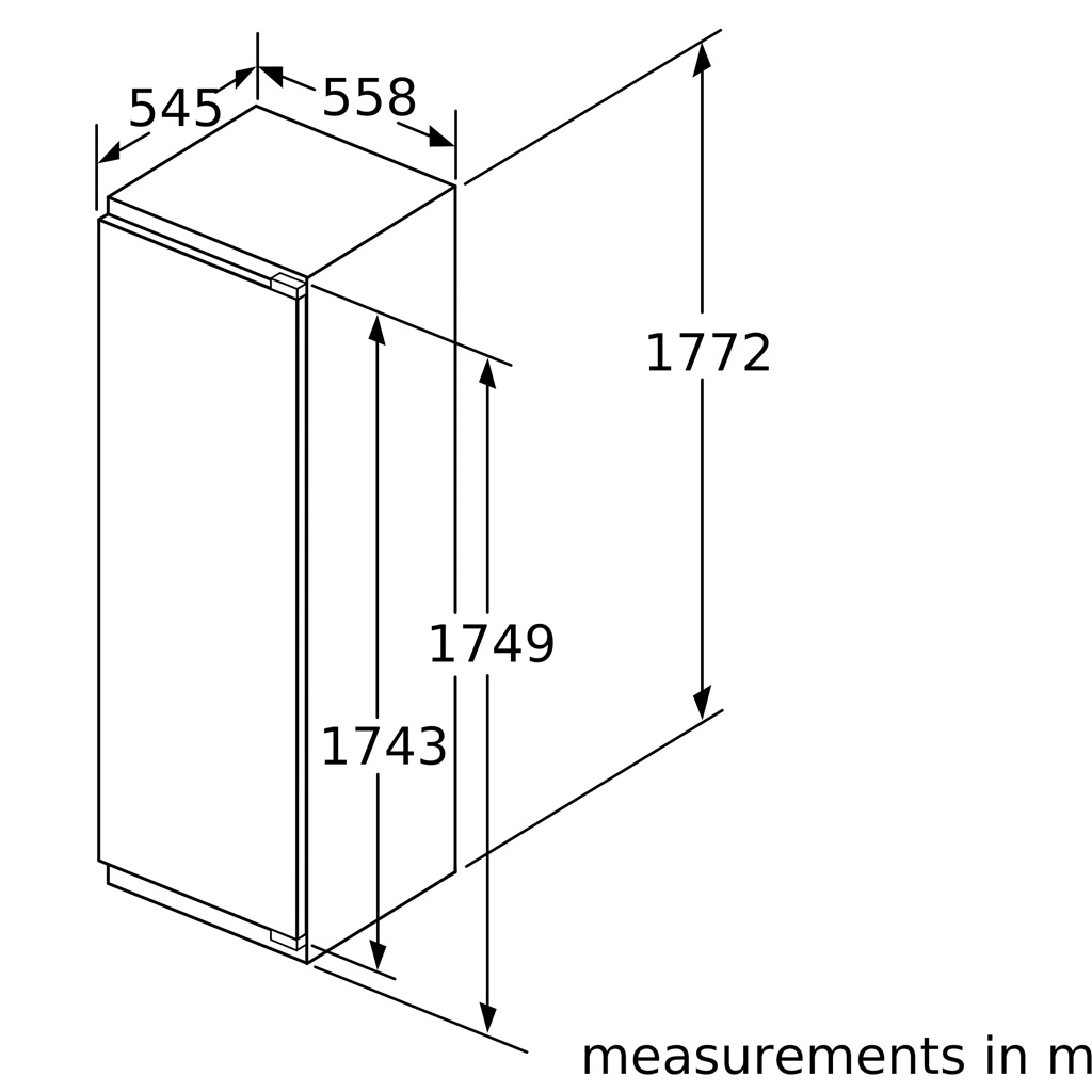 Tủ đông âm tủ BOSCH GIN81AEF0 Series 6