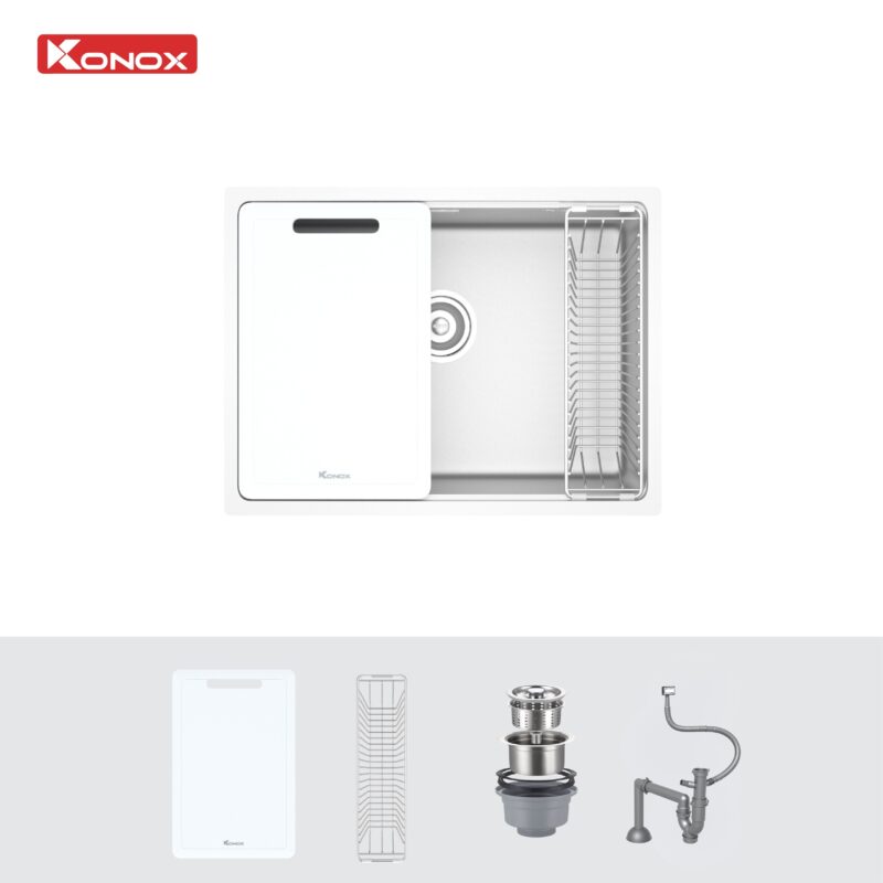 CHẬU RỬA BÁT KONOX BỀ MẶT MỊN TARI 6448SM