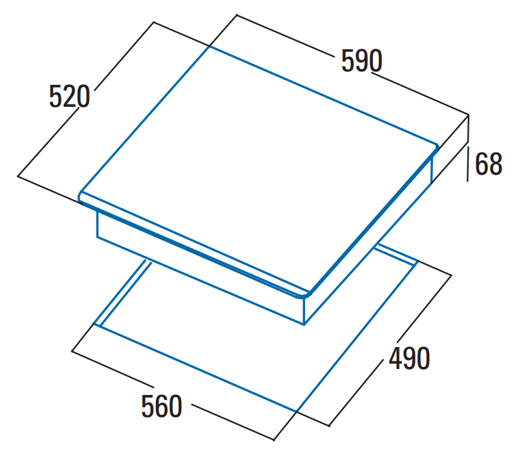 Bếp từ Cata ISB 603 BK