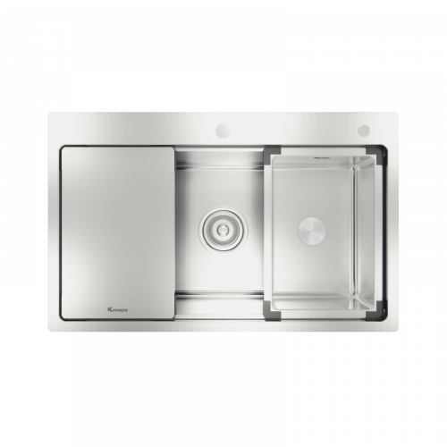 Chậu rửa bát chống xước Konox Workstation Sink – Topmount Sink KN8151TS Dekor