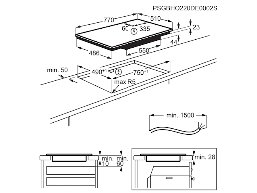 BẾP TỪ ÂM AEG OIO84A00IB