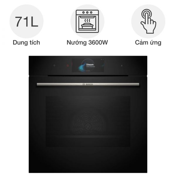 Lò nướng kèm hấp Bosch seri 8 HRG7784B1