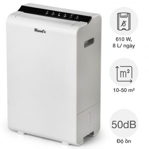 Máy hút ẩm kèm lọc không khí Wood’s WDD90