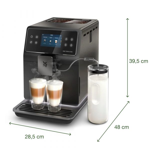 Máy pha cafe tự động WMF CP85581 Perfection 890L BLK STEEL EU