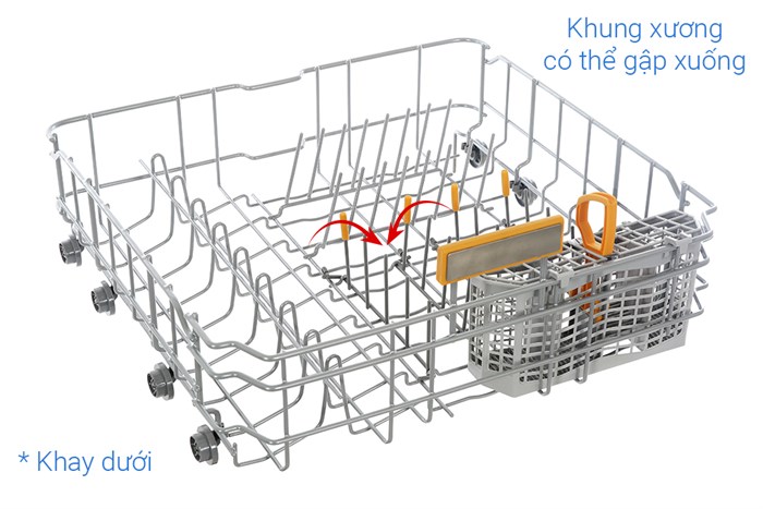 Máy rửa chén độc lập Comfee CDWEF1401HB-W-VN