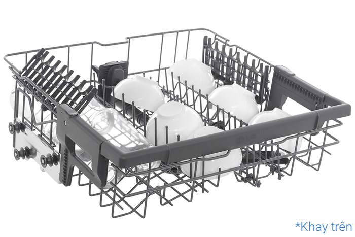 Máy rửa bát LG Quadwash TrueSteam™ màu đen LDT14BLA4