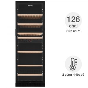 Tủ bảo quản rượu vang Brandt CB377V 126 chai độc lập