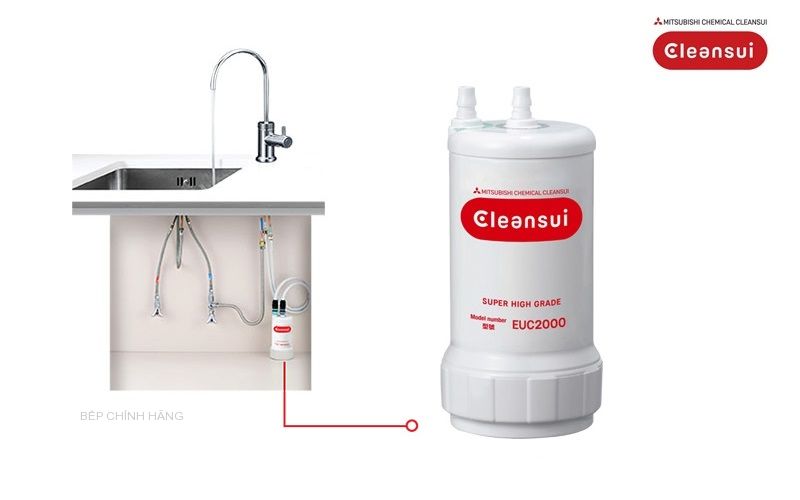 Máy lọc nước Cleansui EU101 (lắp dưới chậu rửa)